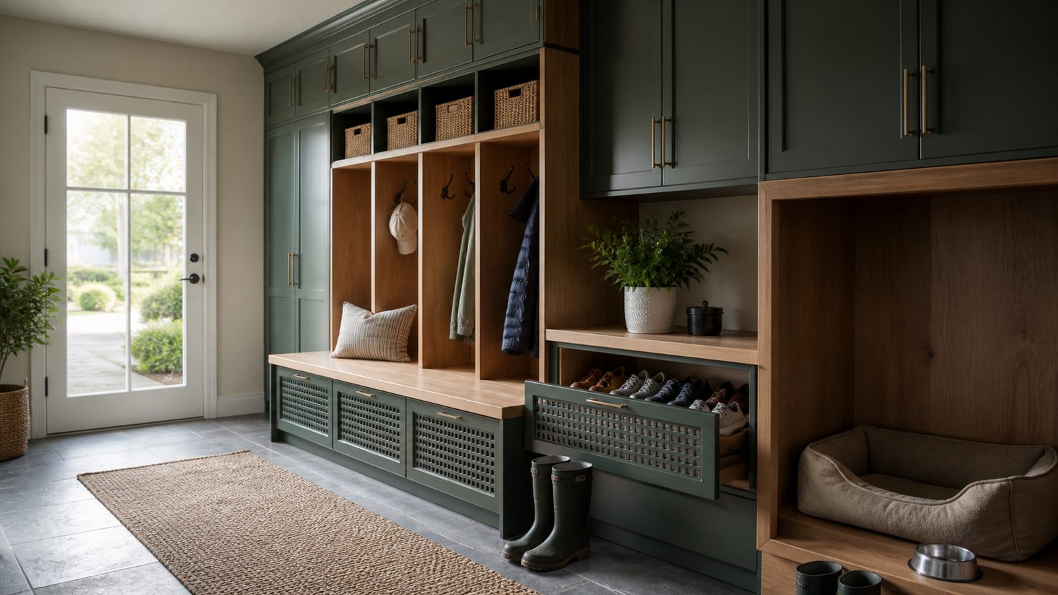 custom mudroom cabinets NJ