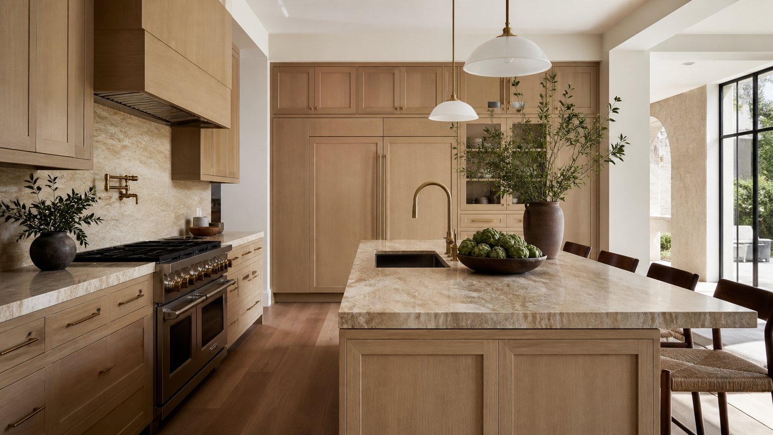 white oak custom cabinets New Jersey
